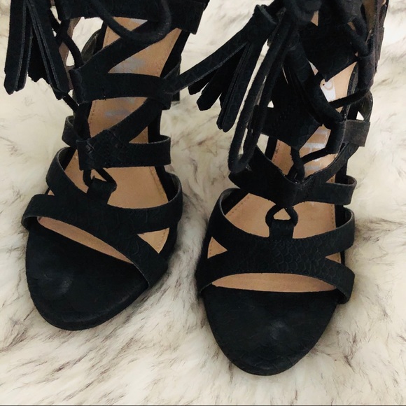 Sam & Libby Black Stiletto Heel - Picture 3 of 13